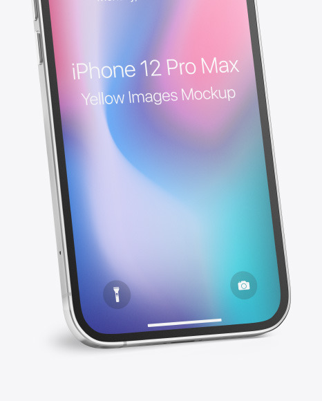 Download Apple Iphone 12 Pro Mockup In Device Mockups On Yellow Images Object Mockups