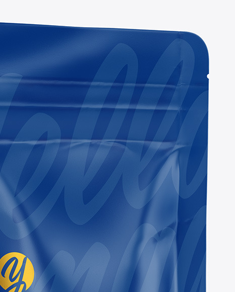 Glossy Stand Up Pouch Mockup PSD #2