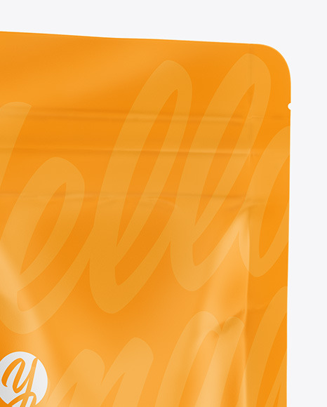 Matte Stand up Pouch Mockup PSD #2