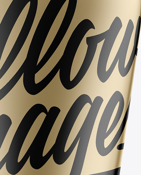 Metallic Cosmetic Bottle Mockup PSD #1