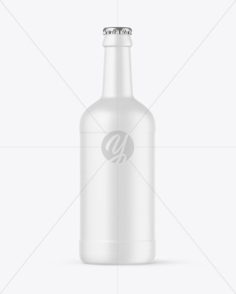 Ceramic Beer Bottle Mockup PSD #1