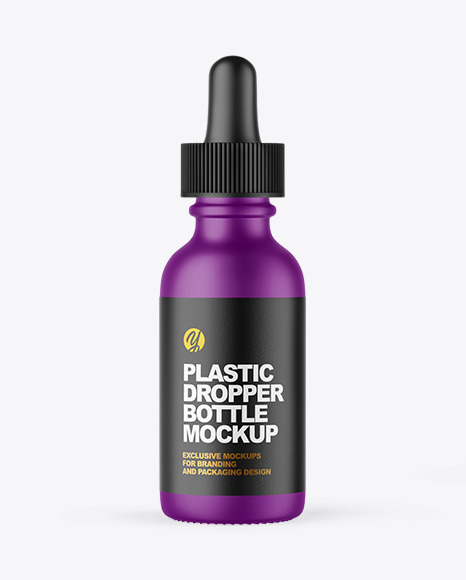 Download Matte Plastic Dropper Bottle Mockup In Bottle Mockups On Yellow Images Object Mockups