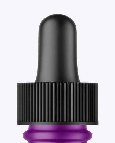 Matte Plastic Dropper Bottle Mockup PSD #2