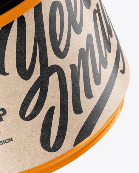 Glossy Plastic Jar Mockup PSD #6