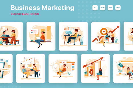 M251_Business Marketing Illustrations