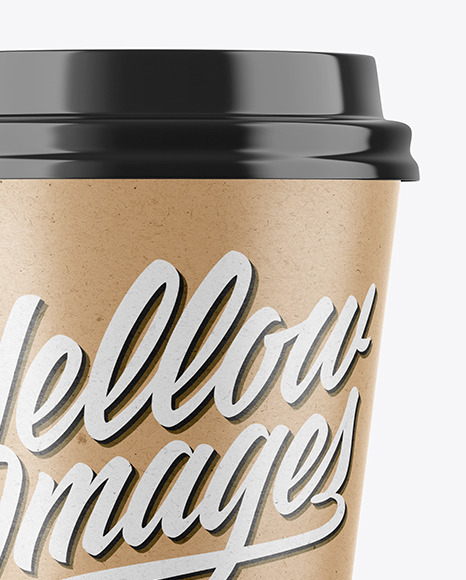 Kraft Coffee Cup Mockup PSD #2