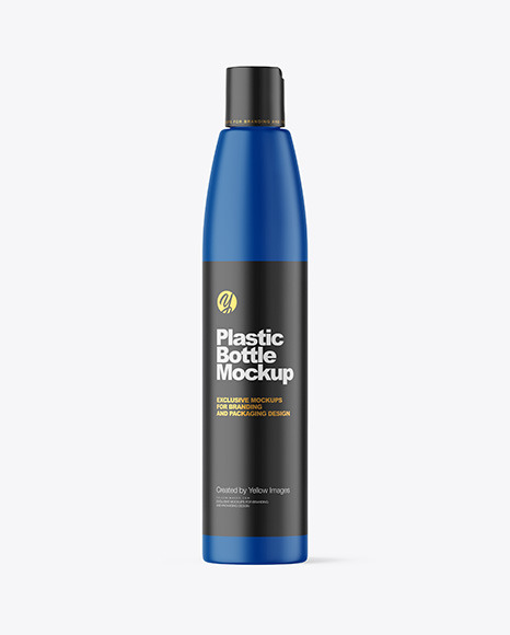 Matte Plastic Bottle Mockup PSD #2