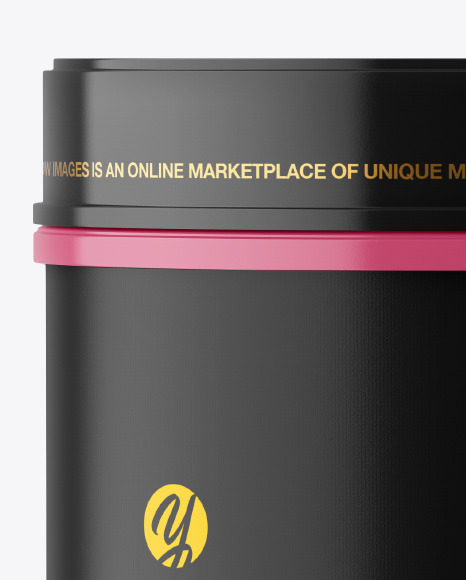 Glossy Plastic Jar Mockup PSD #1