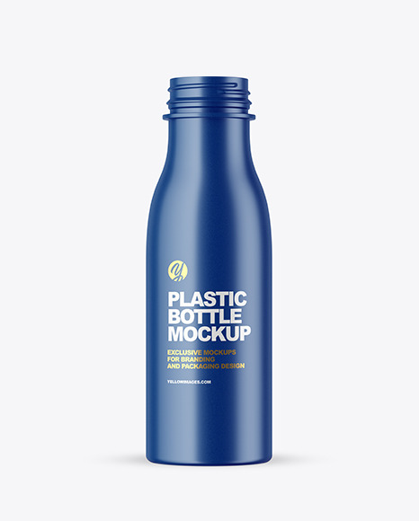 Matte Plastic Bottle Mockup PSD #2