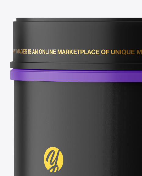 Matte Plastic Jar Mockup PSD #1