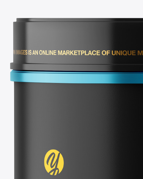 Metallic Plastic Jar Mockup PSD #4