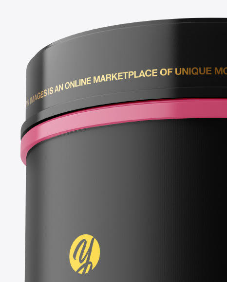 Glossy Plastic Jar Mockup PSD #4