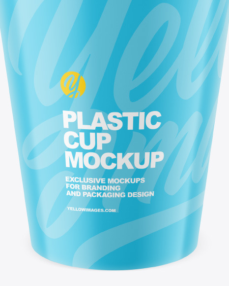 Matte Plastic Baby Cup w  Straw Mockup PSD #1