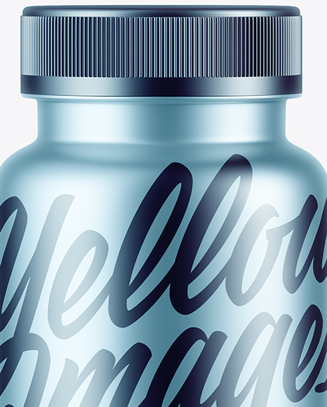 Metallic Jar Mockup PSD #6