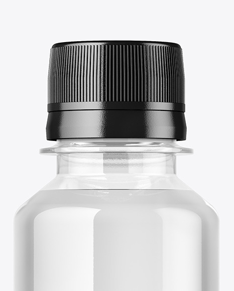 Clear Plastic Water Bottle Mockup PSD #6