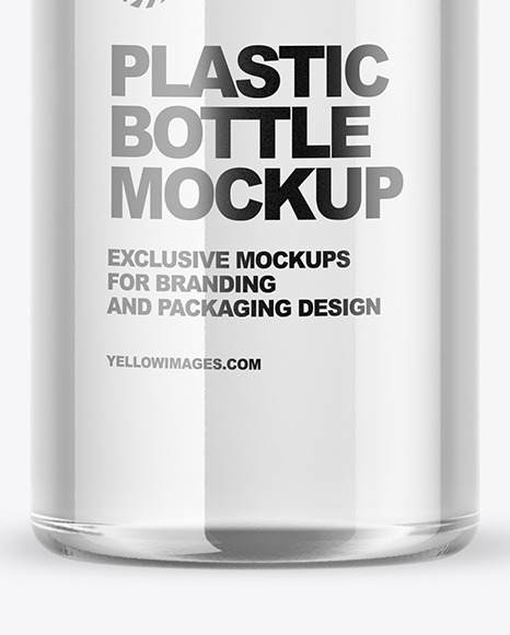 Clear Plastic Water Bottle Mockup PSD #7