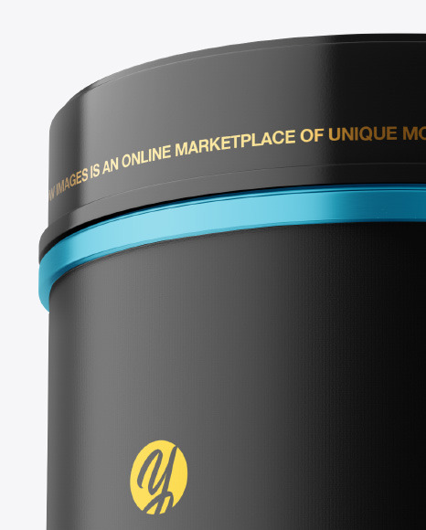 Metallic Plastic Jar Mockup PSD #4