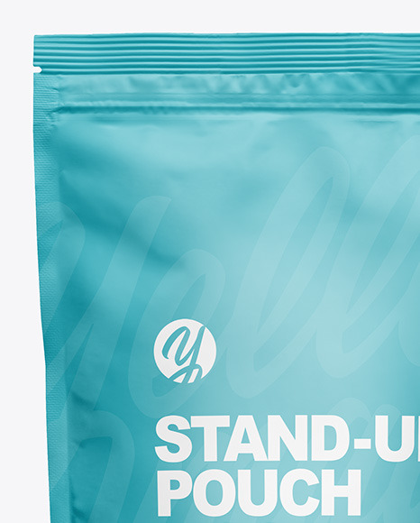 Matte Stand up Pouch Mockup PSD #1