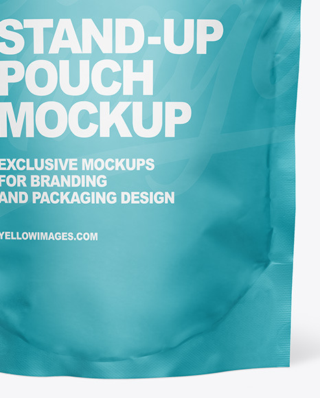 Matte Stand up Pouch Mockup PSD #6
