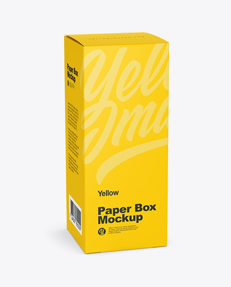 Download Kraft Stick Sachet W Paper Box Mockup In Sachet Mockups On Yellow Images Object Mockups