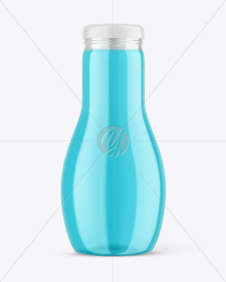 Glass Drink Bottle Mockup PSD #1