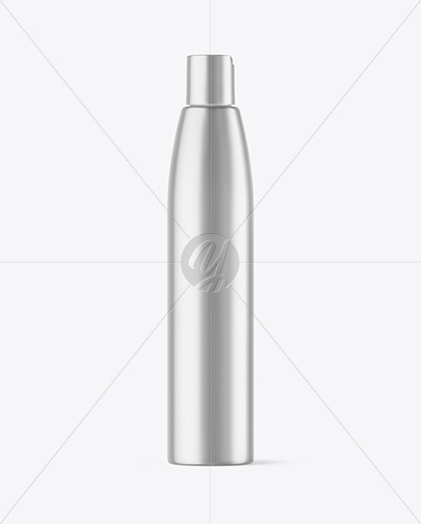 Metallic Plastic Bottle Mockup PSD #3