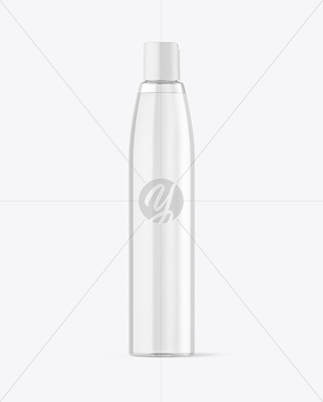 Clear Plastic Bottle Mockup PSD #3
