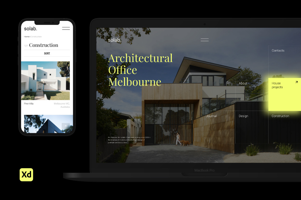 Solab – Architectural Bureau web template