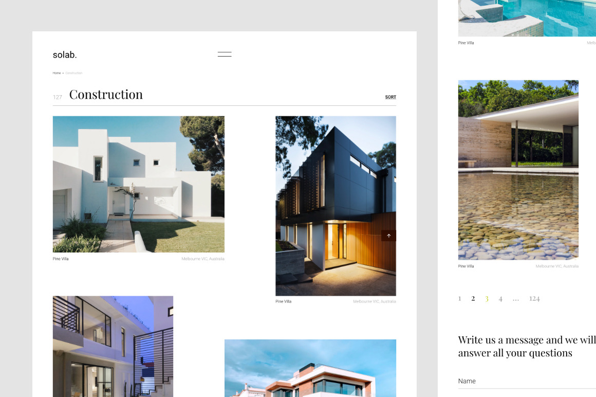 Solab – Architectural Bureau web template