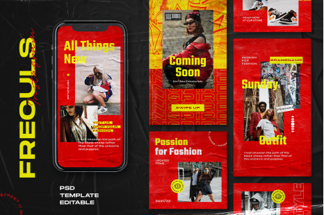 Freculs Instagram Template