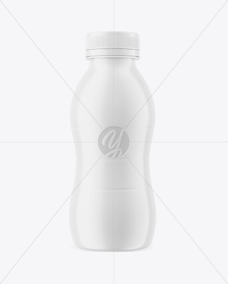 200 ml Matte Plastic Bottle Mockup PSD #3