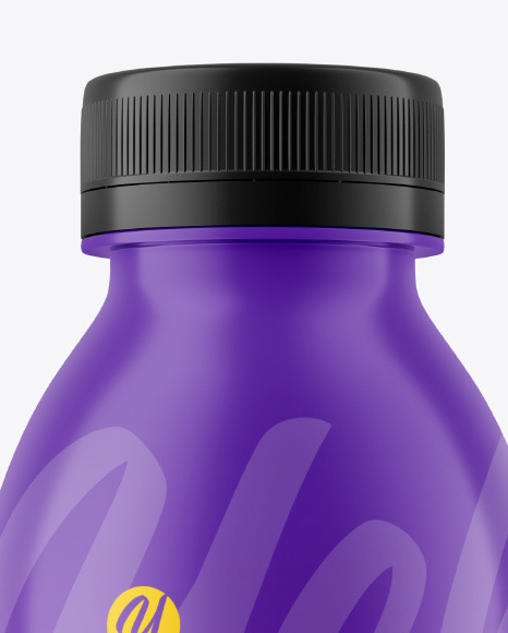 200 ml Matte Plastic Bottle Mockup PSD #2