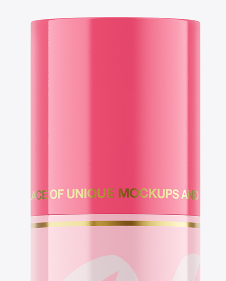 Glossy Lip Balm Tube Mockup PSD #3