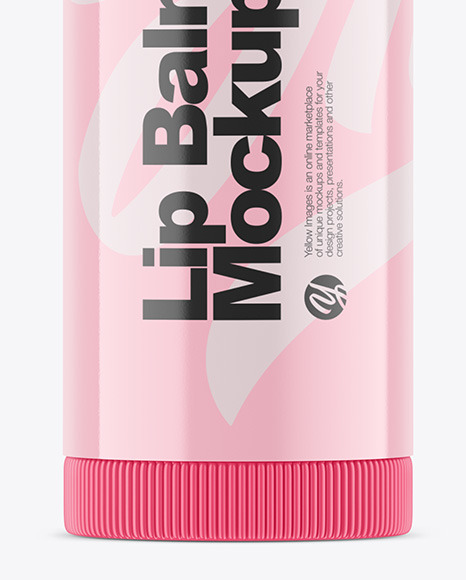 Glossy Lip Balm Tube Mockup PSD #4