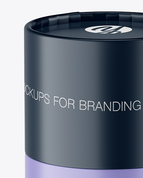 Matte Paper Tube Mockup PSD #2