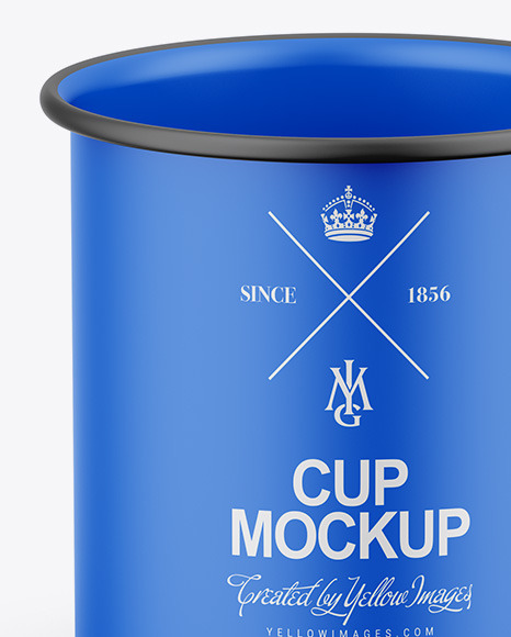 Matte Cup Mockup PSD #3