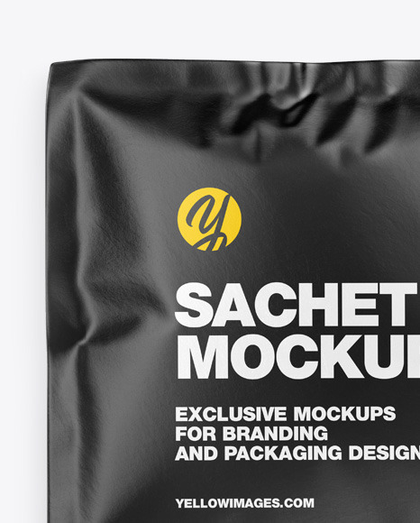 Paper Sachet Mockup PSD #2