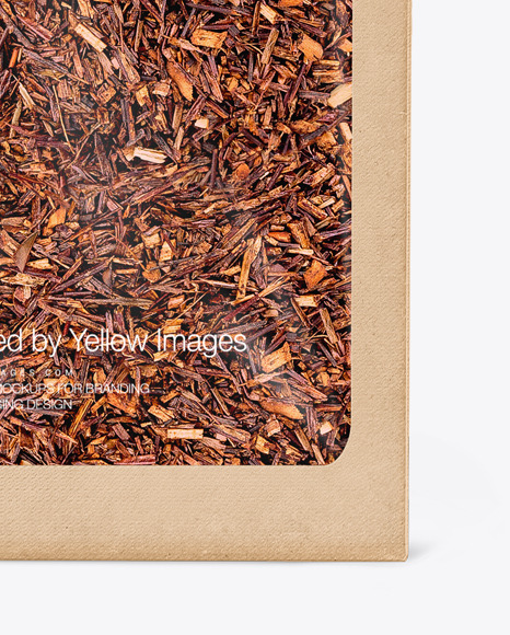 Kraft Box with Rooibos Tea Mockup PSD #1