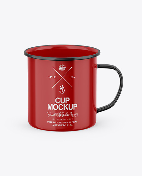 Glossy Cup Mockup PSD #2