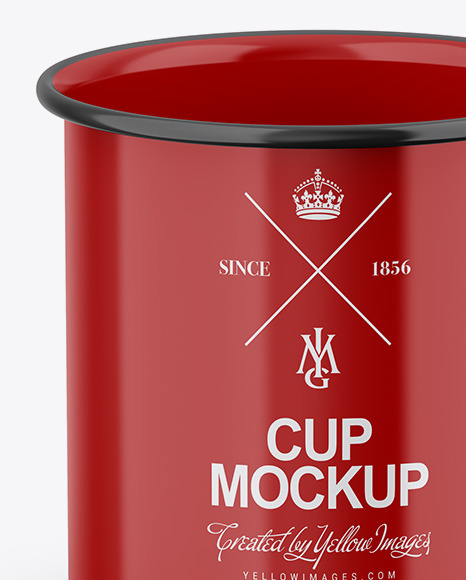 Glossy Cup Mockup PSD #3