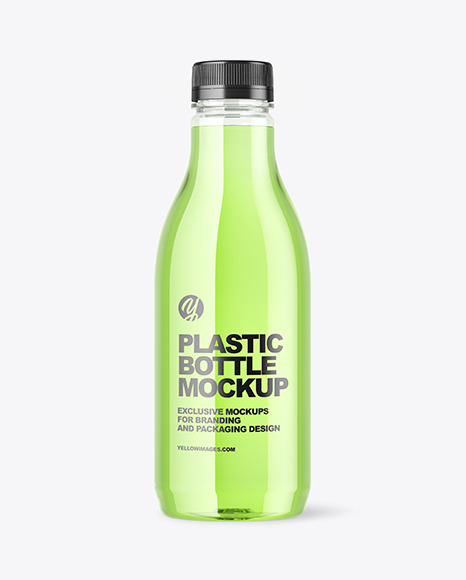 Clear Plastic Juice Jug Mockup - Free Download Images High Quality PNG, JPG