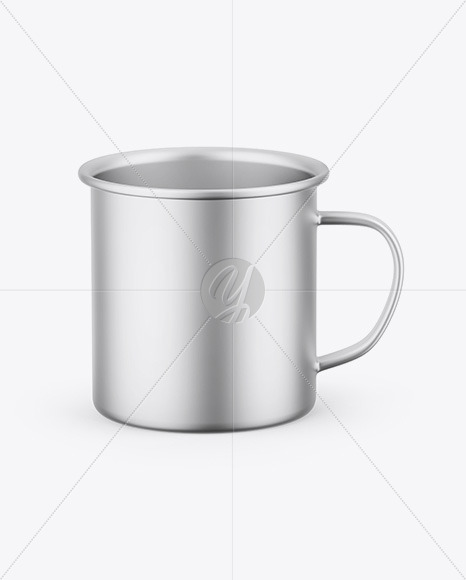 Matte Metallic Cup Mockup PSD #1