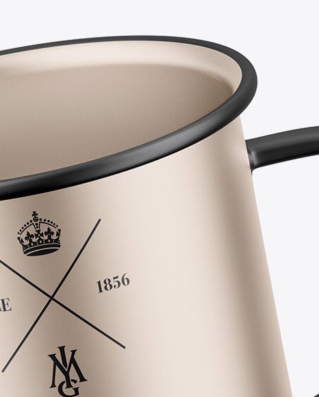 Matte Metallic Cup Mockup PSD #1