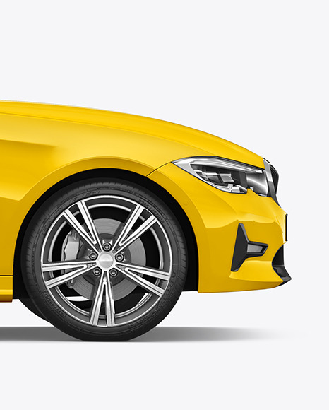 Executive Car Mockup   Side View PSD #6