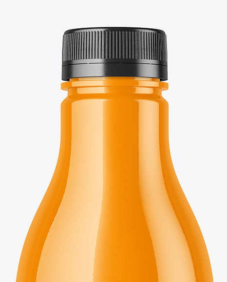 Glossy Plastic Bottle Mockup PSD #6