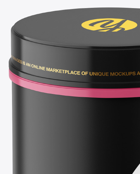 Glossy Plastic Jar Mockup PSD #1