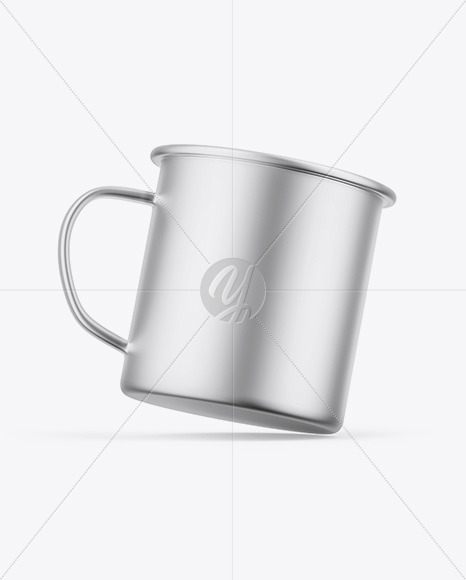 Matte Metallic Cup Mockup PSD #1