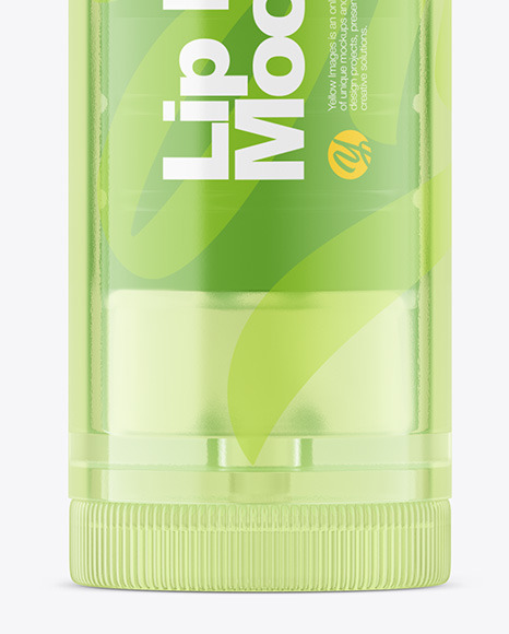 Transparent Lip Balm Tube Mockup PSD #6