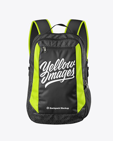 Download Backpack Mockup In Apparel Mockups On Yellow Images Object Mockups