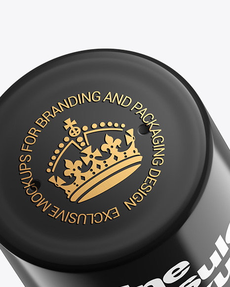 Two Glossy Wine Capsules Mockup PSD #6